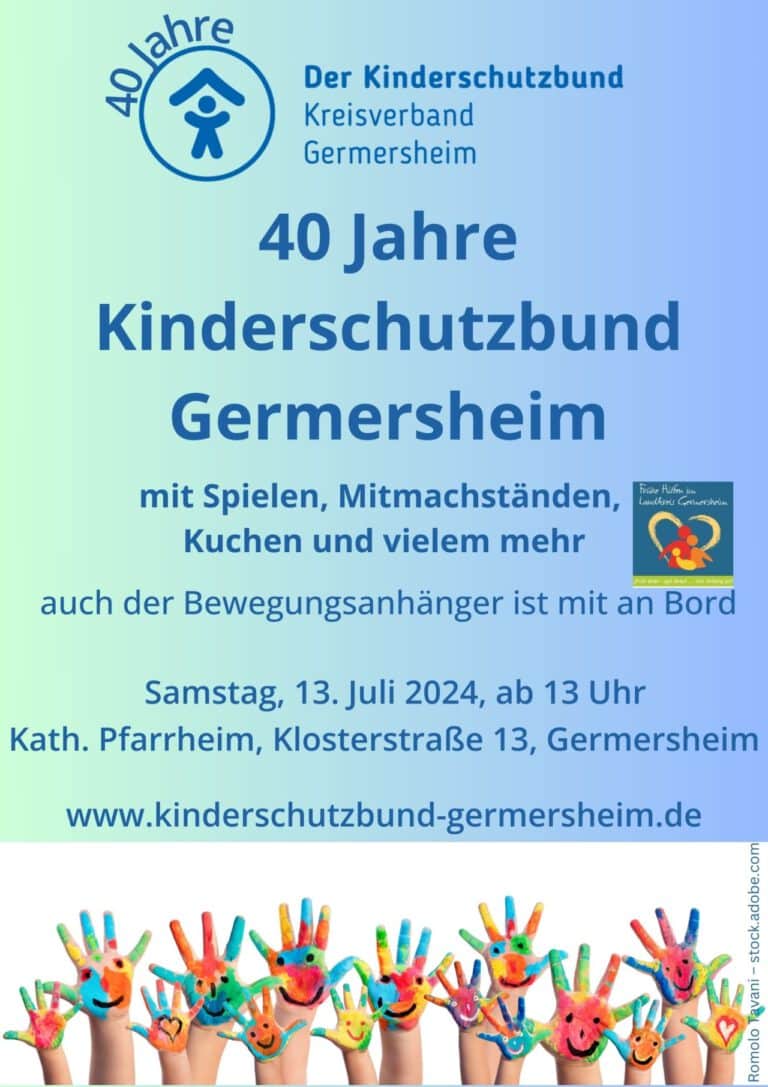 40 jähriges Jubiläum - Kinderschutzbund Germersheim
