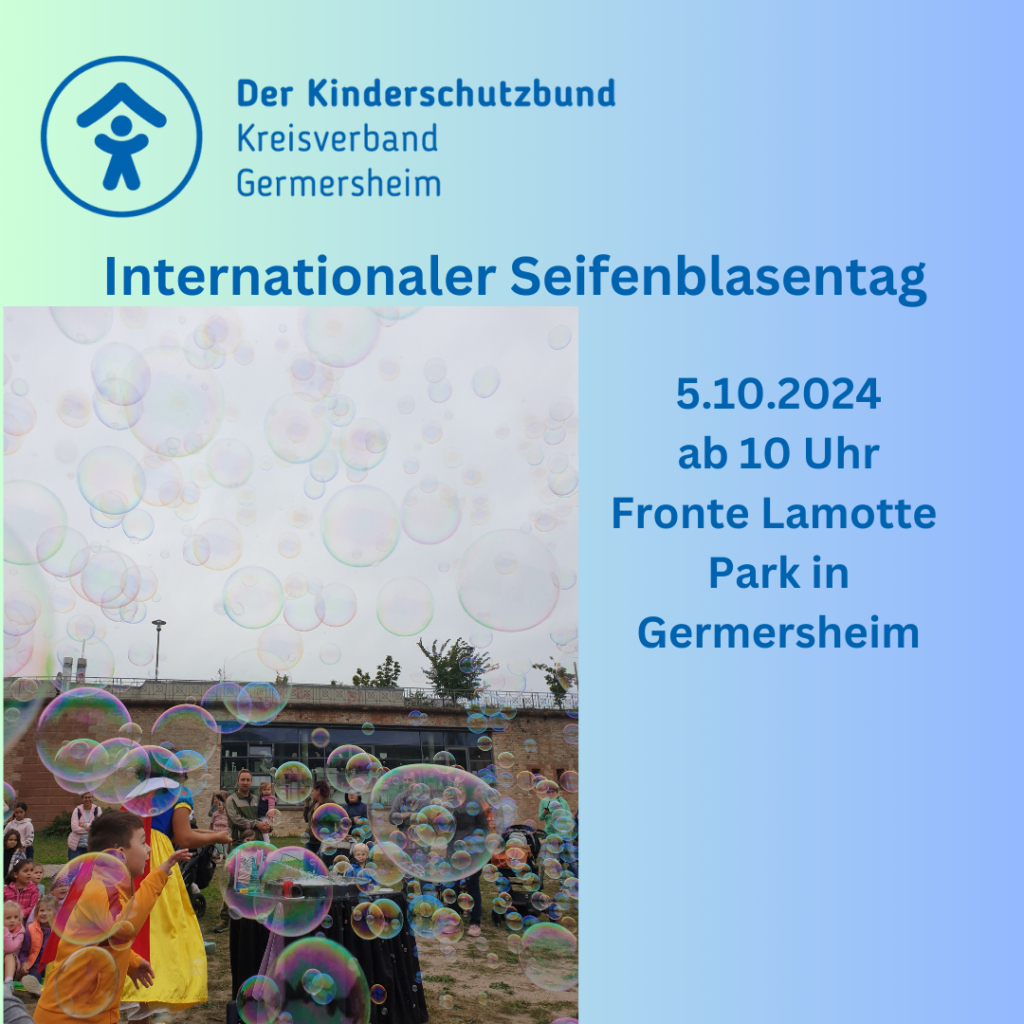 Internationaler Seifenblasentag