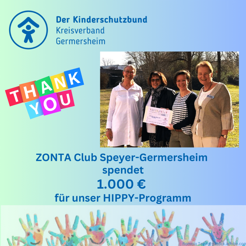 Spende vom ZONTA Club Speyer-Germersheim