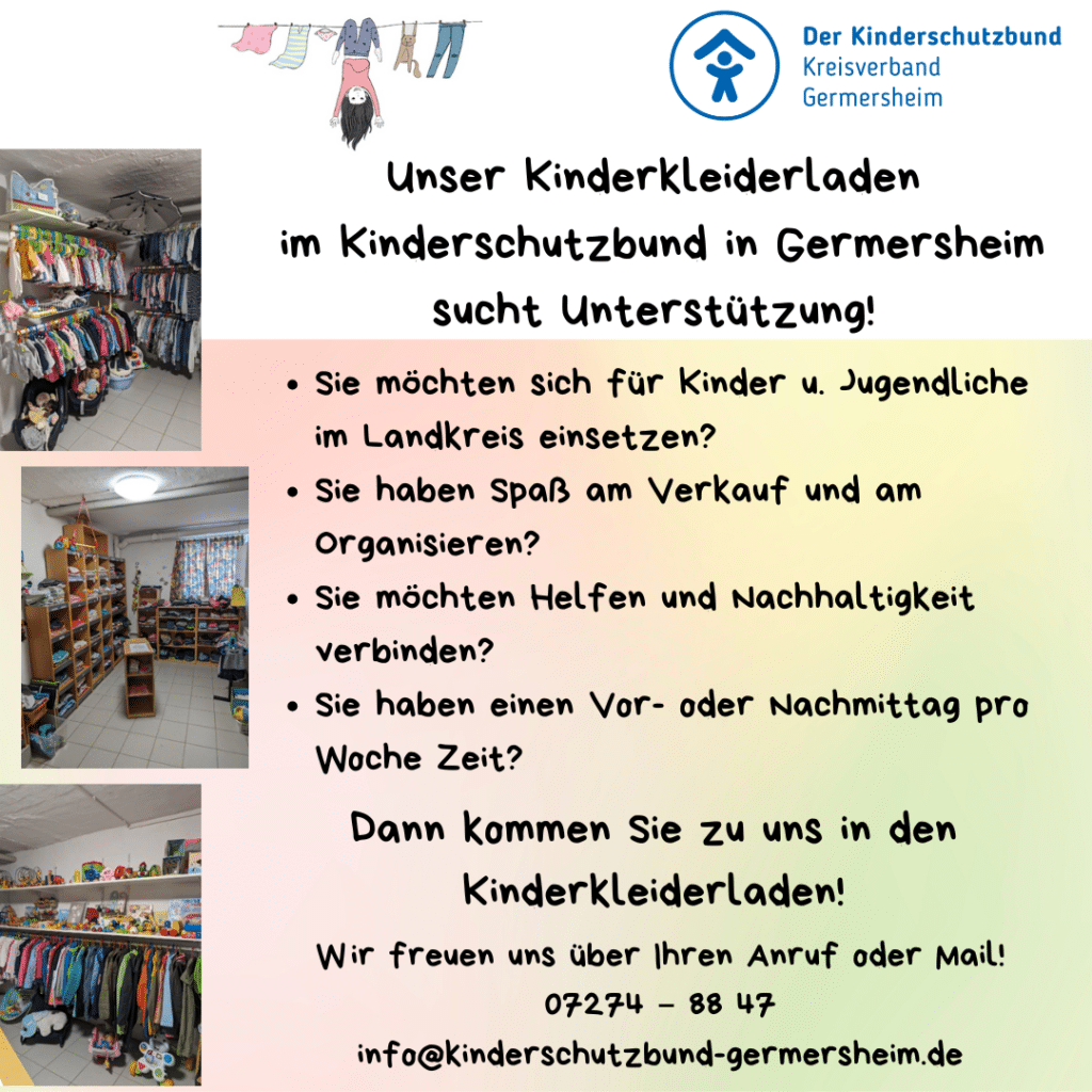 Kinderkleiderladen - Unterstützung gesucht