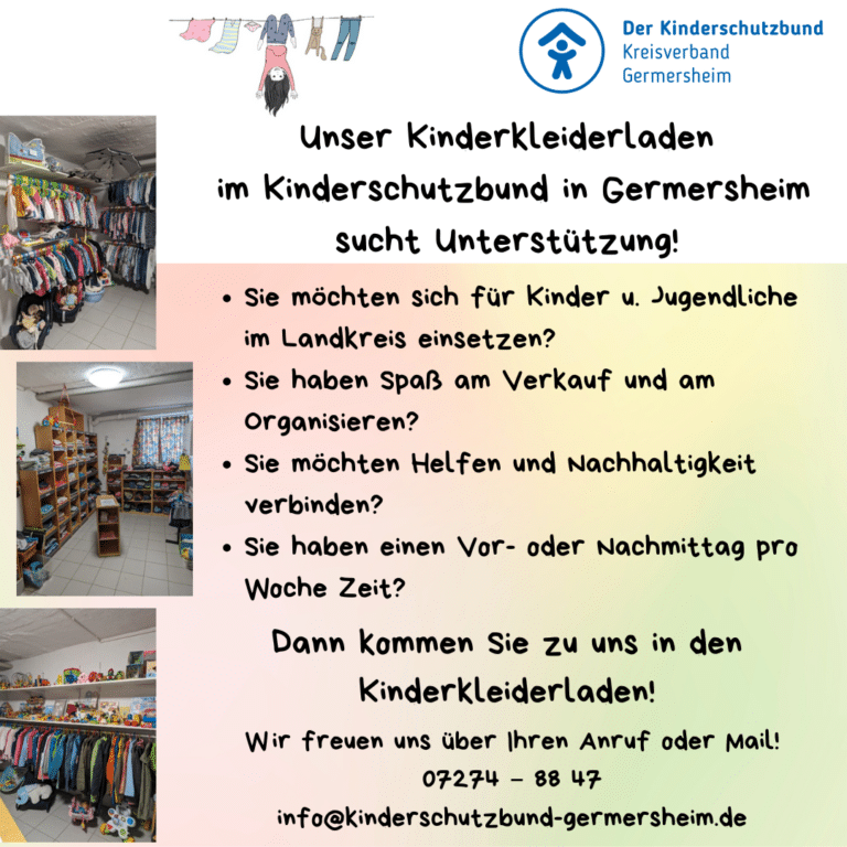 Kinderkleiderladen - Unterstützung gesucht