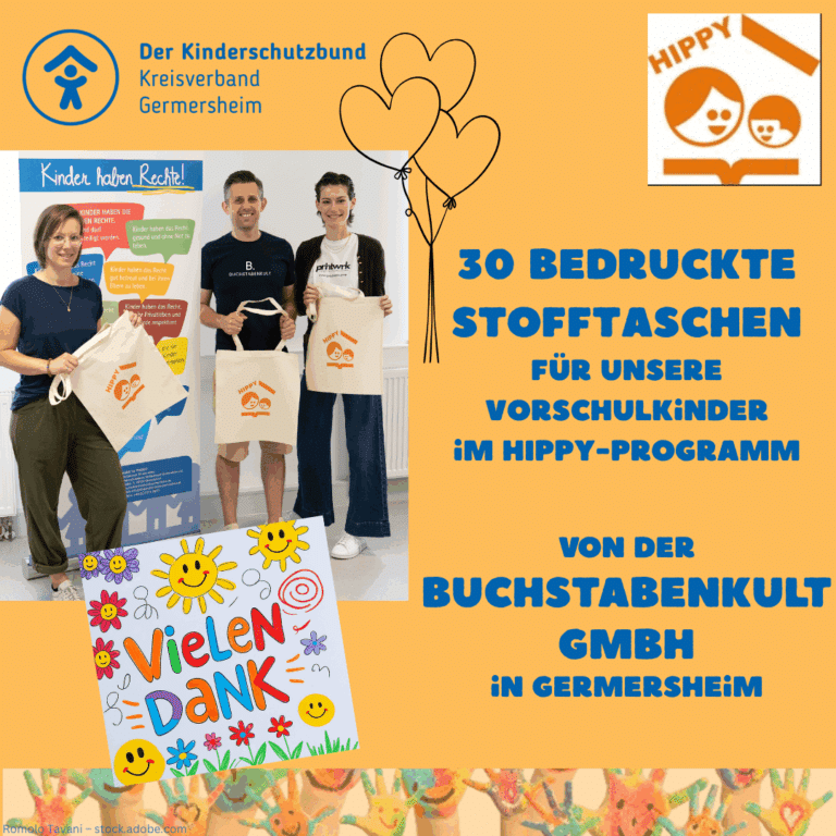 Stofftaschen für HIPPY von Buchstabenkult GmbH in Germersheim