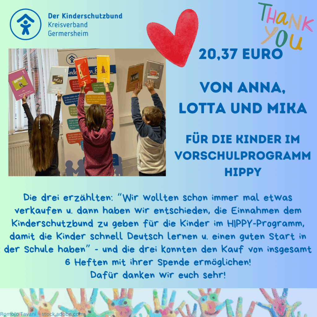 Spende - Kinder - HIPPY