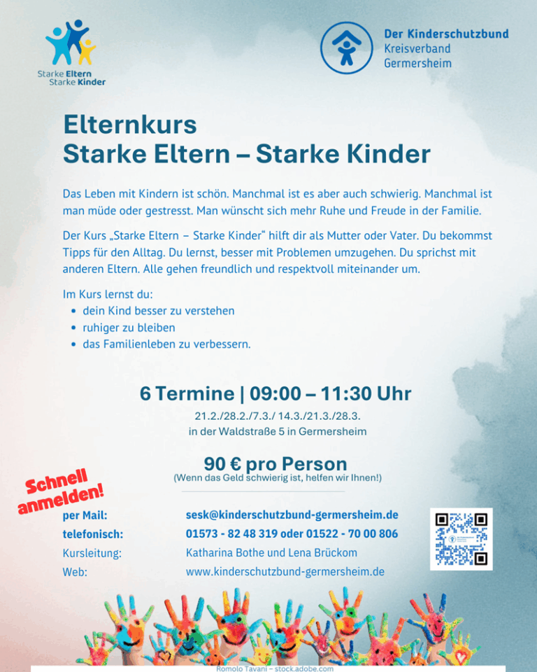 Starke Eltern – Starke Kinder (SESK) Kurs 2026