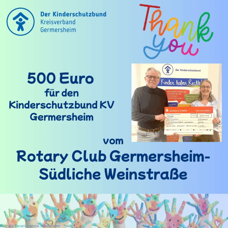 Spende - Rotary Club Germersheim-Südliche Weinstraße