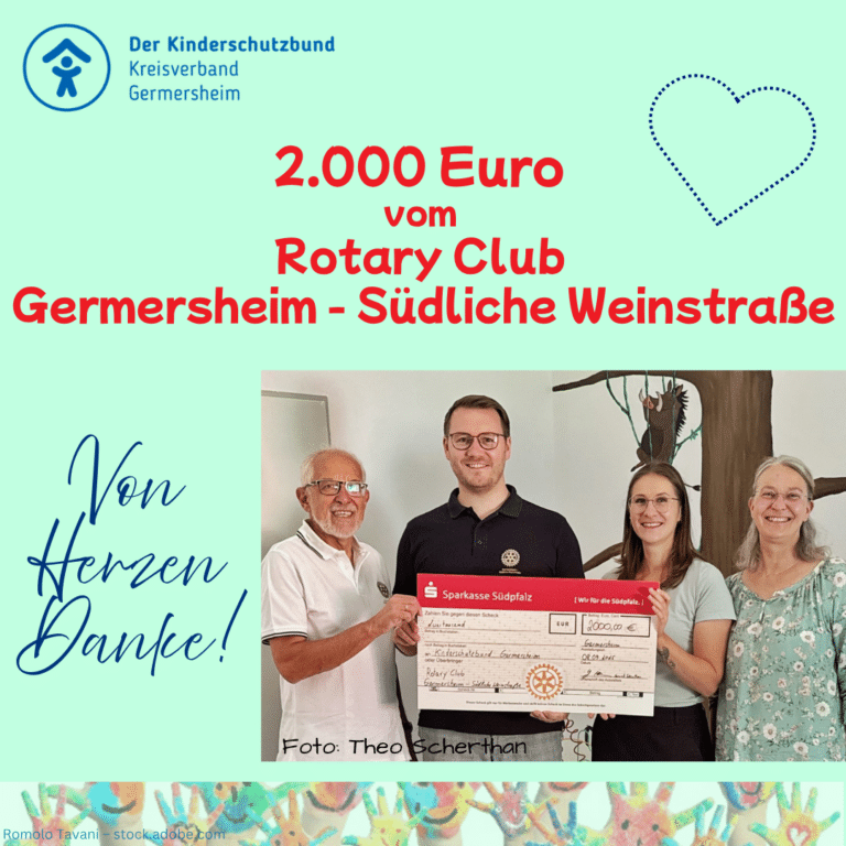 Spende - Rotary Club Germersheim-Südliche Weinstraße